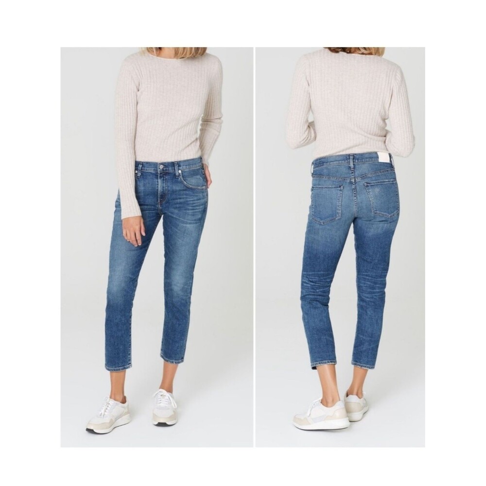 Citizens of Humanity COH Elsa Slim Fit Crop in Dossier SZ 28 6